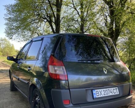 Серый Рено Сценик II, объемом двигателя 1.6 л и пробегом 255 тыс. км за 4299 $, фото 6 на Automoto.ua