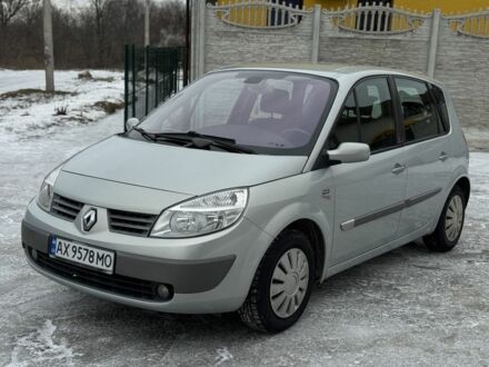 Сірий Рено Сценік II, об'ємом двигуна 1.6 л та пробігом 214 тис. км за 4350 $, фото 1 на Automoto.ua