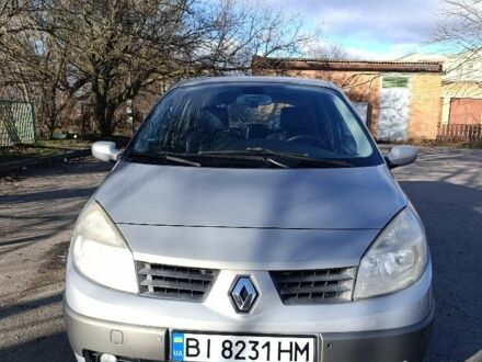 Сірий Рено Сценік II, об'ємом двигуна 1.6 л та пробігом 227 тис. км за 5400 $, фото 1 на Automoto.ua