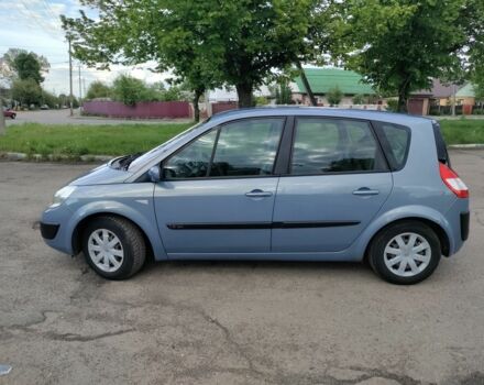 Синий Рено Сценик II, объемом двигателя 1.6 л и пробегом 236 тыс. км за 5200 $, фото 3 на Automoto.ua