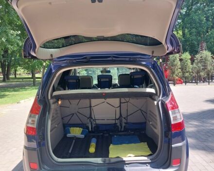 Синий Рено Сценик II, объемом двигателя 1.6 л и пробегом 157 тыс. км за 4700 $, фото 3 на Automoto.ua