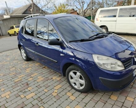 Синий Рено Сценик II, объемом двигателя 1.6 л и пробегом 183 тыс. км за 5250 $, фото 7 на Automoto.ua