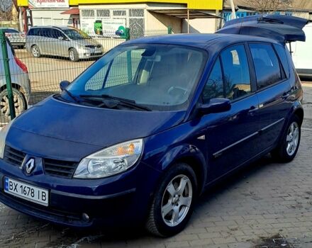 Синій Рено Сценік II, об'ємом двигуна 2 л та пробігом 264 тис. км за 4945 $, фото 6 на Automoto.ua