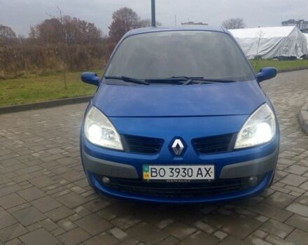 Синий Рено Сценик II, объемом двигателя 1.6 л и пробегом 317 тыс. км за 3900 $, фото 6 на Automoto.ua