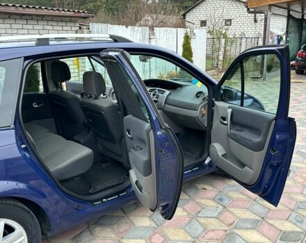Синій Рено Сценік II, об'ємом двигуна 1.6 л та пробігом 220 тис. км за 5850 $, фото 16 на Automoto.ua