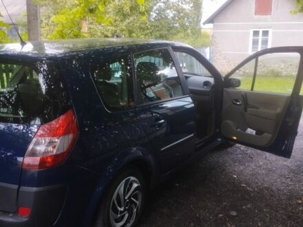 Синий Рено Сценик II, объемом двигателя 1.6 л и пробегом 230 тыс. км за 3500 $, фото 1 на Automoto.ua