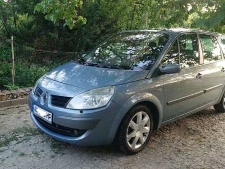 Рено Сценик II 2006 в Купянске на Automoto.ua Синий Рено Сценик II, объемом двигателя 1.6 л и пробегом 275 тыс. км за 5000 $, фото 1 на Automoto.ua