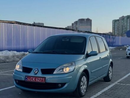 Синій Рено Сценік II, об'ємом двигуна 0 л та пробігом 215 тис. км за 6200 $, фото 1 на Automoto.ua