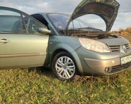 Зеленый Рено Сценик II, объемом двигателя 2 л и пробегом 258 тыс. км за 4800 $, фото 3 на Automoto.ua