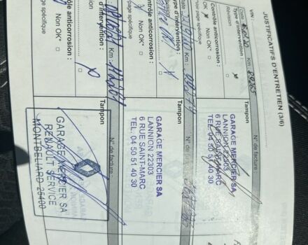 Белый Рено Сценик III, объемом двигателя 1.6 л и пробегом 184 тыс. км за 10000 $, фото 16 на Automoto.ua