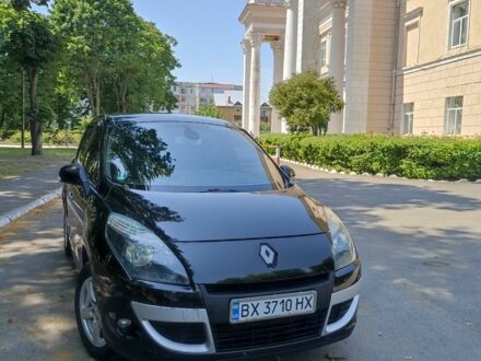 Рено Сценик III 2009 в Староконстантинов на Automoto.ua Черный Рено Сценик III, объемом двигателя 1.4 л и пробегом 270 тыс. км за 4100 $, фото 1 на Automoto.ua