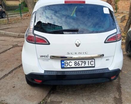 Рено Сценик 2015 в Львове на Automoto.ua Белый Рено Сценик, объемом двигателя 1.5 л и пробегом 190 тыс. км за 10000 $, фото 7 на Automoto.ua