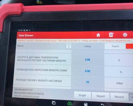 Чорний Рено Сценік, об'ємом двигуна 1.5 л та пробігом 233 тис. км за 7700 $, фото 31 на Automoto.ua