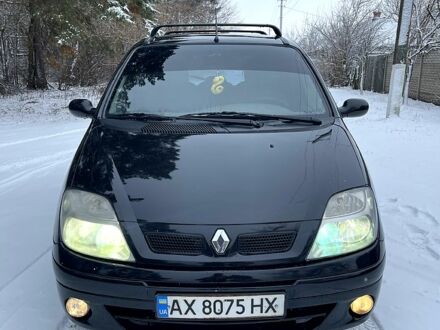 Рено Сценик 2003 в Краснокутске на Automoto.ua Черный Рено Сценик, объемом двигателя 1.6 л и пробегом 300 тыс. км за 3799 $, фото 1 на Automoto.ua