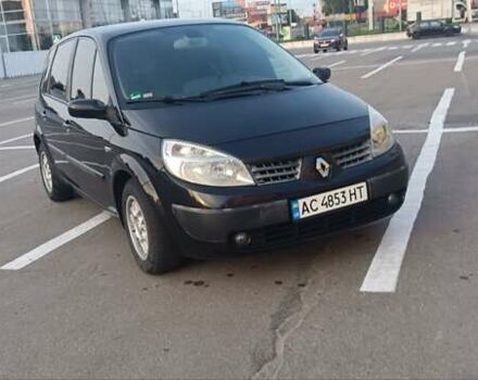 Черный Рено Сценик, объемом двигателя 1.6 л и пробегом 207 тыс. км за 4800 $, фото 1 на Automoto.ua