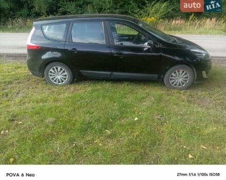 Черный Рено Сценик, объемом двигателя 1.5 л и пробегом 202 тыс. км за 8500 $, фото 1 на Automoto.ua