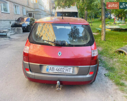 Красный Рено Сценик, объемом двигателя 1.6 л и пробегом 231 тыс. км за 3700 $, фото 6 на Automoto.ua