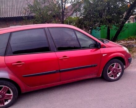 Красный Рено Сценик, объемом двигателя 1.6 л и пробегом 231 тыс. км за 3600 $, фото 2 на Automoto.ua