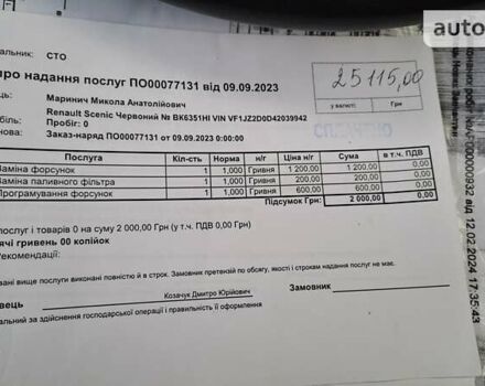 Червоний Рено Сценік, об'ємом двигуна 1.5 л та пробігом 232 тис. км за 7199 $, фото 19 на Automoto.ua