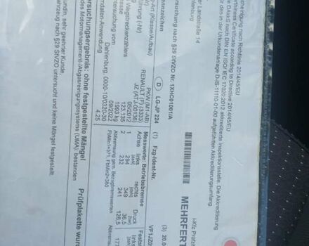 Рено Сценик 2012 в Ковель на Automoto.ua Красный Рено Сценик, объемом двигателя 1.46 л и пробегом 140 тыс. км за 9700 $, фото 19 на Automoto.ua