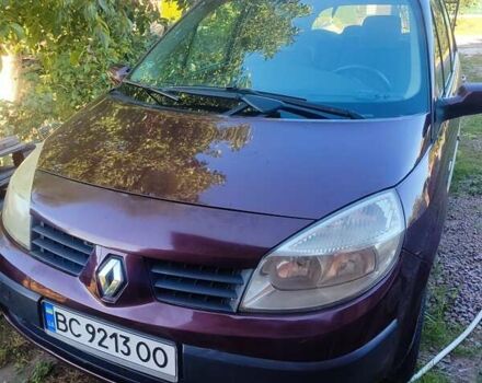 Красный Рено Сценик, объемом двигателя 1.6 л и пробегом 186 тыс. км за 4300 $, фото 1 на Automoto.ua