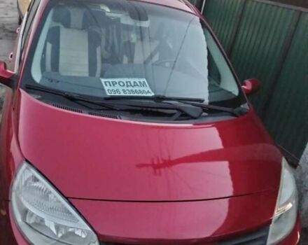 Красный Рено Сценик, объемом двигателя 1.6 л и пробегом 250 тыс. км за 3800 $, фото 1 на Automoto.ua