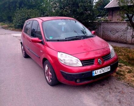 Красный Рено Сценик, объемом двигателя 1.6 л и пробегом 231 тыс. км за 3600 $, фото 1 на Automoto.ua