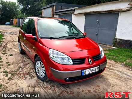 Красный Рено Сценик, объемом двигателя 1.6 л и пробегом 200 тыс. км за 4150 $, фото 1 на Automoto.ua