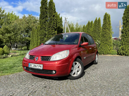 Рено Сценик 2006 в Жовкве на Automoto.ua Красный Рено Сценик, объемом двигателя 1.9 л и пробегом 291 тыс. км за 3200 $, фото 1 на Automoto.ua