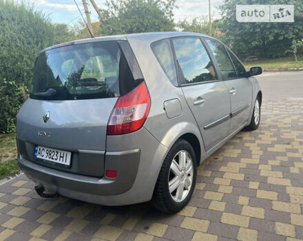 Серый Рено Сценик, объемом двигателя 1.6 л и пробегом 264 тыс. км за 3650 $, фото 7 на Automoto.ua