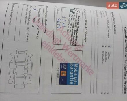 Серый Рено Сценик, объемом двигателя 1.6 л и пробегом 178 тыс. км за 4499 $, фото 72 на Automoto.ua