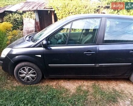 Серый Рено Сценик, объемом двигателя 1.6 л и пробегом 195 тыс. км за 3750 $, фото 2 на Automoto.ua