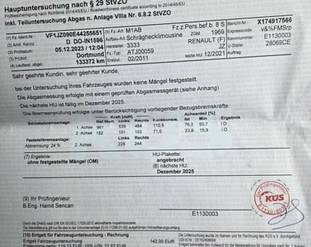 Серый Рено Сценик, объемом двигателя 1.5 л и пробегом 145 тыс. км за 8100 $, фото 21 на Automoto.ua