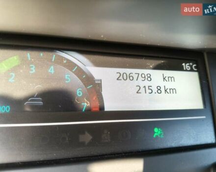 Серый Рено Сценик, объемом двигателя 1.6 л и пробегом 206 тыс. км за 7500 $, фото 12 на Automoto.ua