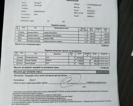 Рено Сценик 2019 в Житомире на Automoto.ua Серый Рено Сценик, объемом двигателя 1.75 л и пробегом 223 тыс. км за 14900 $, фото 26 на Automoto.ua