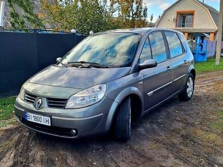 Рено Сценик 2005 в Полтаве на Automoto.ua Серый Рено Сценик, объемом двигателя 1.9 л и пробегом 335 тыс. км за 5200 $, фото 1 на Automoto.ua