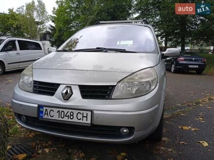 Рено Сценик 2006 в Камень-Каширский на Automoto.ua Серый Рено Сценик, объемом двигателя 1.9 л и пробегом 300 тыс. км за 4400 $, фото 1 на Automoto.ua