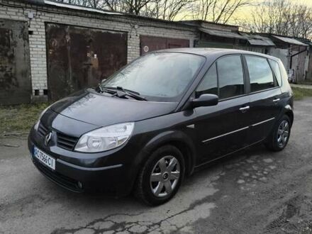 Серый Рено Сценик, объемом двигателя 1.6 л и пробегом 233 тыс. км за 5350 $, фото 1 на Automoto.ua