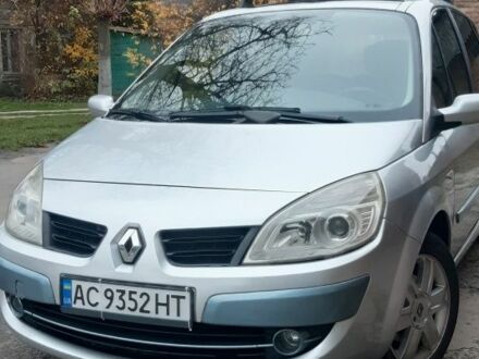 Серый Рено Сценик, объемом двигателя 1.6 л и пробегом 232 тыс. км за 6660 $, фото 1 на Automoto.ua