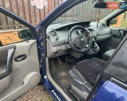 Синий Рено Сценик, объемом двигателя 1.46 л и пробегом 240 тыс. км за 3500 $, фото 6 на Automoto.ua