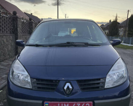 Синий Рено Сценик, объемом двигателя 1.6 л и пробегом 174 тыс. км за 4800 $, фото 2 на Automoto.ua