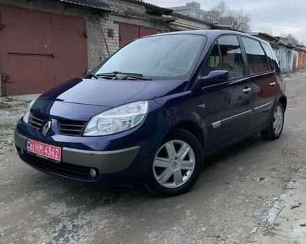 Синий Рено Сценик, объемом двигателя 1.6 л и пробегом 176 тыс. км за 5450 $, фото 1 на Automoto.ua