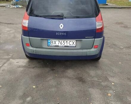 Синий Рено Сценик, объемом двигателя 1.6 л и пробегом 324 тыс. км за 5000 $, фото 1 на Automoto.ua