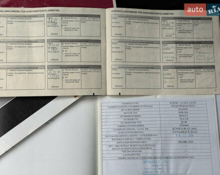 Синій Рено Сценік, об'ємом двигуна 1.5 л та пробігом 209 тис. км за 7600 $, фото 22 на Automoto.ua