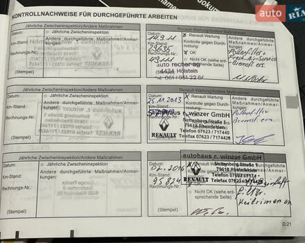 Синий Рено Сценик, объемом двигателя 1.4 л и пробегом 228 тыс. км за 6950 $, фото 100 на Automoto.ua