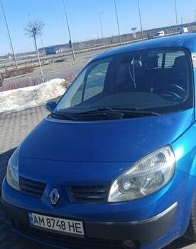 Синий Рено Сценик, объемом двигателя 1.6 л и пробегом 239 тыс. км за 4200 $, фото 1 на Automoto.ua