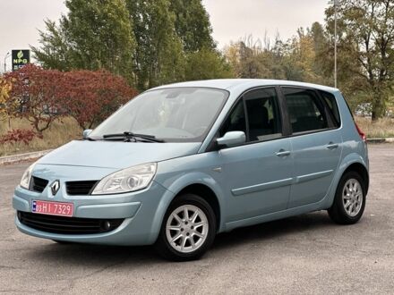 Синий Рено Сценик, объемом двигателя 1.6 л и пробегом 214 тыс. км за 6800 $, фото 1 на Automoto.ua