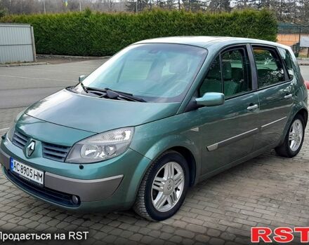 Зеленый Рено Сценик, объемом двигателя 1.6 л и пробегом 157 тыс. км за 4500 $, фото 1 на Automoto.ua