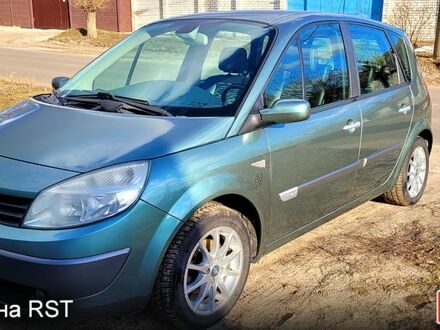 Зеленый Рено Сценик, объемом двигателя 1.6 л и пробегом 208 тыс. км за 5100 $, фото 1 на Automoto.ua