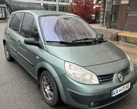 Зеленый Рено Сценик, объемом двигателя 1.6 л и пробегом 294 тыс. км за 3950 $, фото 1 на Automoto.ua